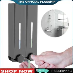 [HOSHIN] Shower Soap Dispenser No Drill Shampoo and Conditioner Dispenser 500ml Refillable Shower Dispenser for Bathroom Hotel