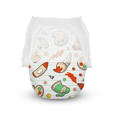 Offspring Fashion Baby Diapers Pants L (144pcs) [4 Packs]