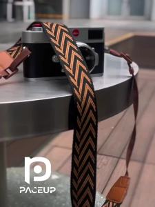 [] Dây đeo máy ảnh DSLR không gương phong cách dân tộc thêu nghệ thuật retro dây đeo giảm căng thẳng cho nhiếp ảnh