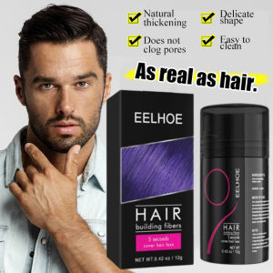 ✨ Volumizing Fiber Powder / Hair Building Fibers / Hairline Powder / Densifying Hair Powder For Thicker Hair Hair Growth Fuller & Healthy Hair Portable For Thin Hair High Hairline & White Hair Hair Care X23020102FC-EELHOE