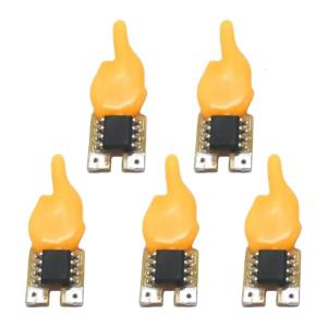 5Pcs Flame Shaped LED Filament Bulb LED Flashing Lights Party Decoration Light Bulb Accessories Enduring