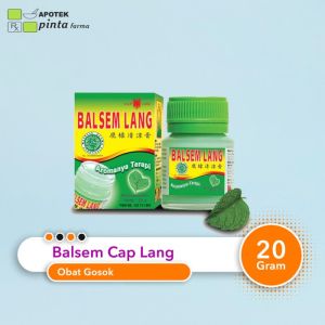 Balsem Cap Lang untuk Membantu Meringankan Masuk Angin 10g 20g-40g.