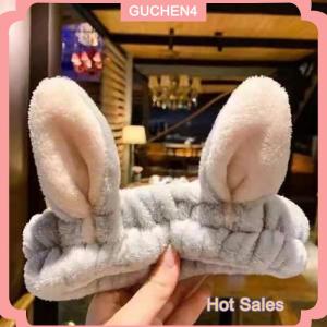 GUCHEN4🎀 Phụ Nữ Phim Hoạt Hình Kawaii Sang Trọng Đàn Hồi Tóc Ban Nhạc Mềm Rửa Mặt Hairbands Headband Phụ Kiện Tóc Cô Gái Ngọt Ngào Dễ Thương Mũ Nón