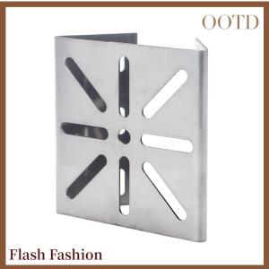 [Falsh F] 1 Set For Outdoor Pole Monitoring Bracket Univsesial Adapter Plate 100 200mm Long Hoop With Stainless Steel Camera Mount Panel