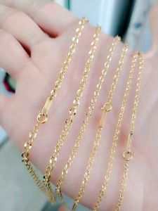 Dây Chuyền Nữ Xích Phay Cao Cấp-Mẫu phản quang rất đẹp dùng tắm rửa thoải mái không đen (Không kiêng nước-Có ký hiệu)