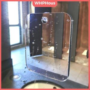 WHPHous Acrylic Anti Fog Mirror Shower Shaving Fogless Mirror Washroom Unbreakable Portable Travel Shaving Bathroom Accessories Tools