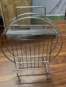 Kệ dao thớt inox 304 treo tường hoặc chân đứng đều đẹp