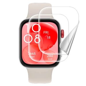 2pcs Hydrogel Film For Huawei Watch Fit 4 Pro Screen Protector Soft Protective Film Full Cover For Huawei Watch Fit 3 4 Not Glass