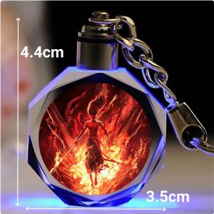 สุดฮิตปี2025!พวงกุญแจรถ นาจา พวงกุญแจคริสตัลของขวัญวันเกิด ระยิบระยับ