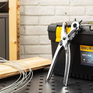 Deli Hole Puncher / Tang Pembolong Pelubang Sabuk Gesper Kulit DL1919C
