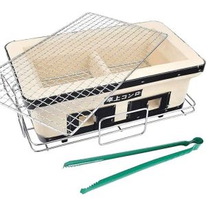 เตาย่างถ่านแบบตั้งโต๊ะ Ceramic Charcoal Grill ทรงสี่เหลี่ยมST-25📌 มีพร้อมส่ง