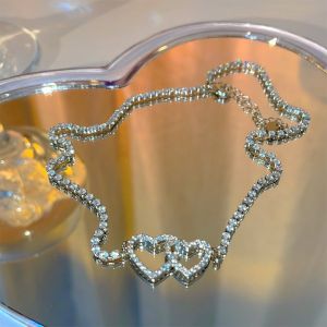 Đôi Vòng cổ tình yêu phụ nữ thời trang Hàn Quốc thiết kế thanh lịch cổ Phụ kiện ren trang sức cho cô gái