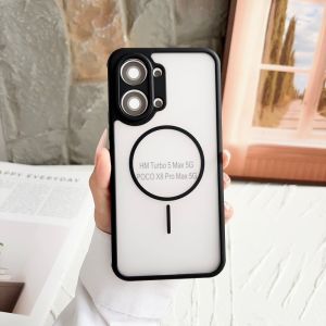 For Xiaomi POCO X8 Pro Max Case Hard Transparent heat dissipation Magnetic MagSafe Protective Back Cover For POCO X8 Pro Shell