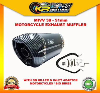 Motorcycle Exhaust Muffler / Cannister for Scooters. Motorcycle & Big Bikes MIVV - Universal