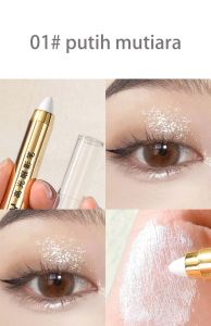 Bayangan Mata riasan mata malas pensil eyeshadow stabilo pena ulat sutra berbaring tongkat eye shadow ujung ganda Penyorot riasan mata tanpa noda