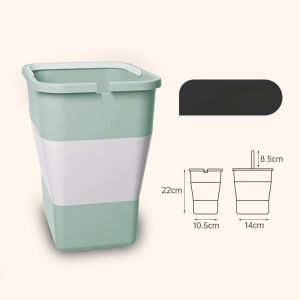 Multifunctional Folding Car Trash Can Car Storage Organiser Foldable Telescopic Car Bin Compact Design Portable Waste Container