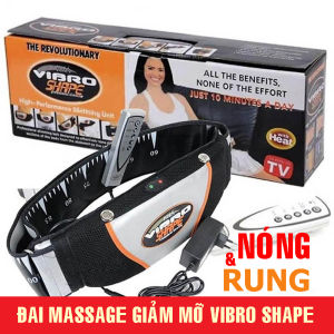 Đai Massage Bụng Rung Nóng Vibro Shape – Hỗ Trợ Thư Giãn Giảm Căng Cơ Hiệu Quả