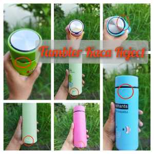 BOTOL MINUM KACA TUMBLER KACA MOTIF LUCU 400ML