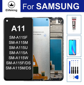 Màn hình LCD cho Samsung Galaxy A11 A115 SM-A115F SM-A115M SM-A115DS a115u a115a Bộ linh kiện số của màn hình cảm ứng hiển thị + keo + công cụ