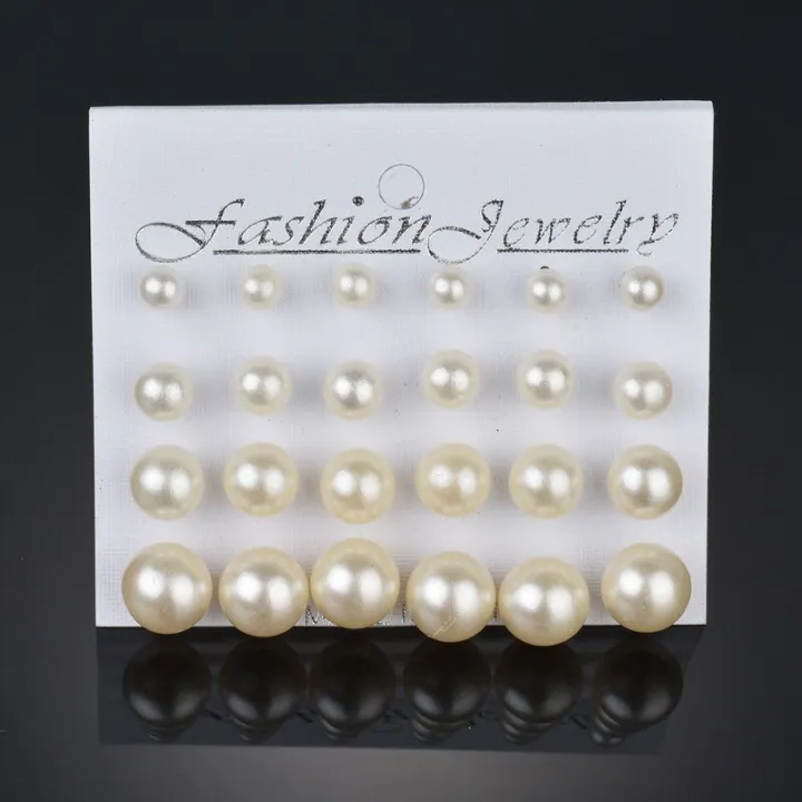 12%20Pairs%20White%20Simulated%20Pearl%20Earrings%20Set%20for%20Women%20Jewelry%20on%20Ear%20Ball%20Stud%20Earrings%20Kit%20-%20Image%205