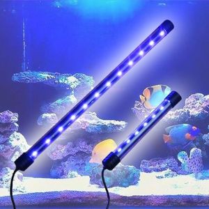 220v Aquarium LED Submersible Light Fish Tank Light Submersible Waterproof aquarium decorative lights Aquarium Supplies
