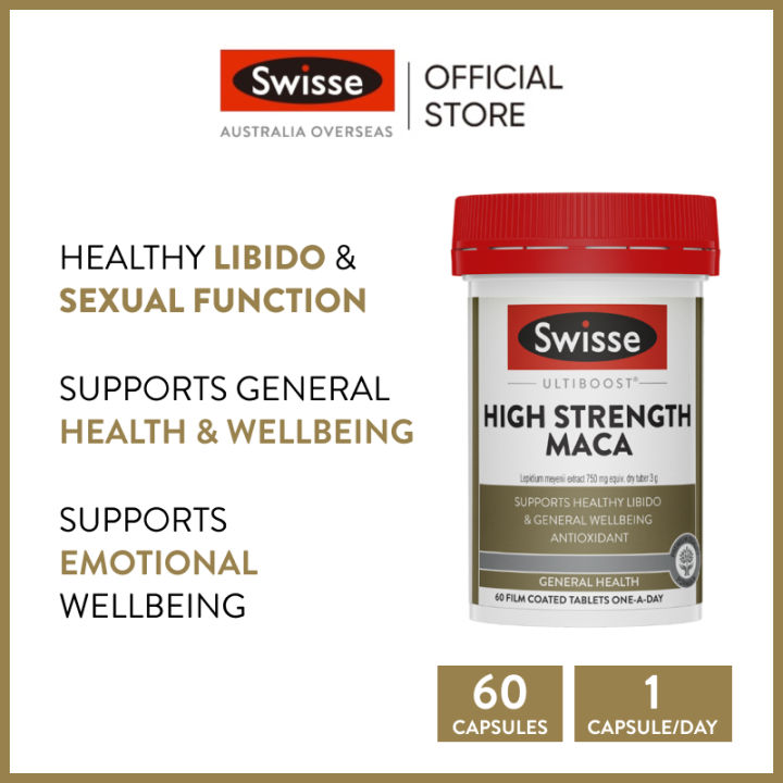 Swisse Ultiboost High Strength Maca 60 Tablets (EXP:10 2025) | Lazada PH