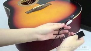 2 In 1 Self-Adhesive Passive Piezo Acoustic Pickup Two Balanced Passive Pickup Elements Piezo Pickup for Acoustic Guitar