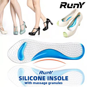 COD Silicone Insole Arch Support Correction Flat Foot Sports Transparent Soft Pain Relief