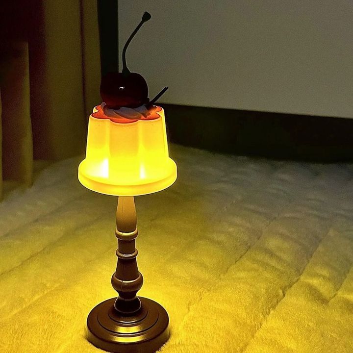 TONYOOG Pudding Night Light Gift Mini LED Night Lamp Cute Creative Desk ...