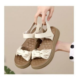 Free Shipping New Summer Flat Sandals For Women Fashionable Wedge Heels Versatile Thick-Soled Mid-Heel WomenS Shoes