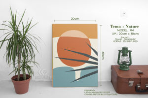 WALL DECOR / HIASAN DINDING/ PAPAN MDF/ MDF 6MM 20X30/ TEMA NATURE N1-N10