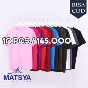 MATSYA kaos polos Grossir / Promo Spesial 10 pcs 145k / Kaos Polos Distro / Kaos Polos / Kaos Oblong