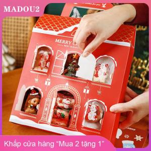 [COD] MADOU2 Hộp quà tặng theo chủ đề giáng sinh với bao bì sáng tạo và cao cấp để tặng quà