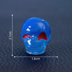 YOUSHI TOP Nhựa Tượng nhỏ pha lê ma Halloween Hộp sọ dơi bí ngô một mắt Đáng sợ Đồ trang trí ma Mini Đồ chơi Quà tặng trẻ em Đồ trang trí tự làm Đồ trang trí Halloween Lễ Hội ma