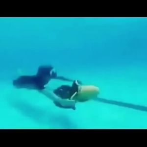500W Underwater Scooter 20m Depth 5.4km/h Lead-Acid/Lithium Diving Snorkeling Swimming