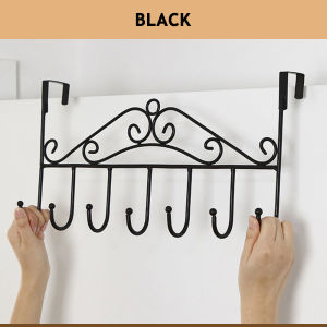 [1PC] Innohut Over Door Hanger Nail Free Hanging Hook Penyangkut Pintu Serbaguna Metal Clothes Hanger Coat Holder 多用途挂钩