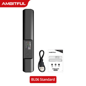 AMBITFUL BL06 BL-06 RGB Tube Light 3200K-5600K Adjustable Color Temperature Hight Brightness Full Power Output lasts 2 Hours For Photography / TikTok video / Wedding Photography