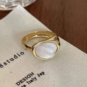 【Bestella✨COD】Desain Niche Gaya Dingin Wanita High-end Cahaya Mewah Pembukaan Cincin Zamrud yang Dapat Disesuaikan Cincin Mode
