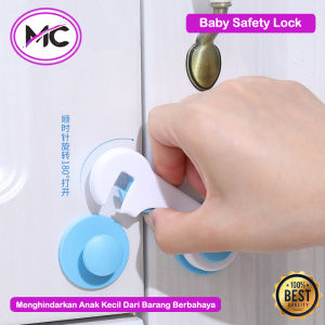 Kunci Laci Lemari Kulkas Pengaman Kitchen Set Dapur Pintu Kamar Mandi PVC Praktis Murah Aman Dari Anak Kecil Safety Child Lock