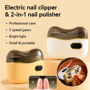 Electric Multifunctional Nail Grinder Nail Clippers Rechargeable Manicure Pedicure Tool Automatic Nail Trimmer Baby Safe