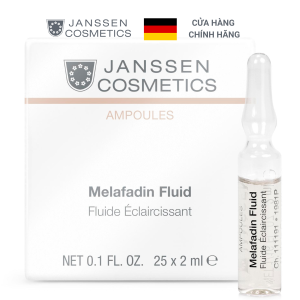 Tinh chất trắng sáng da Janssen Cosmetics Melafadin Fluid hộp 25 ống x 2ml & 7 ống x 2ml