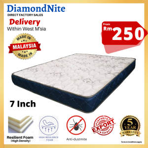 OSF Best Seller Bed Medium Firm/High Density Resilent Foam(Single/Queen/King)5 years warranty on mattress