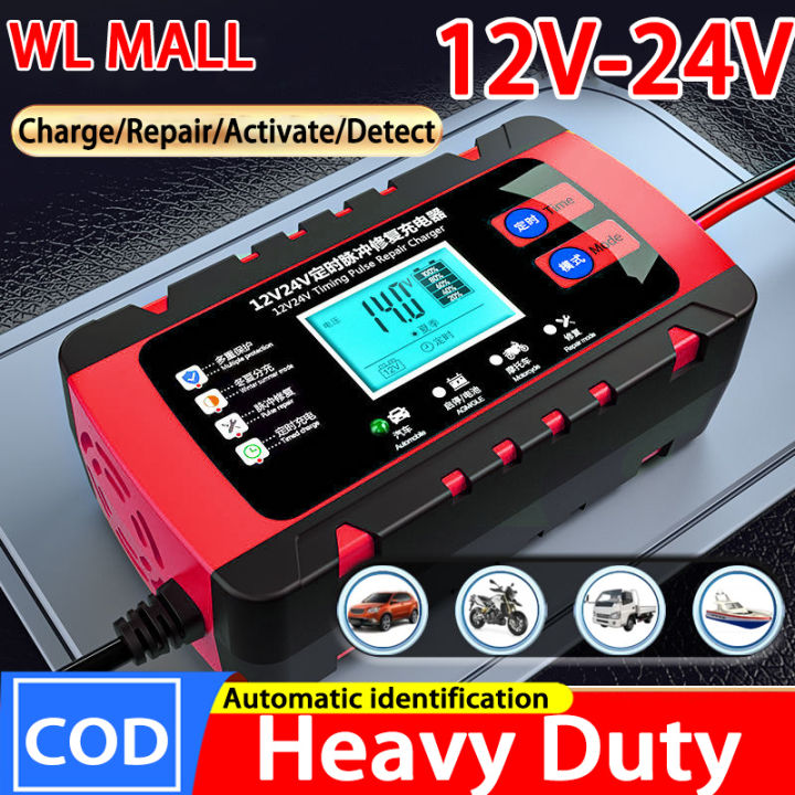 Car battery charger lazada discount