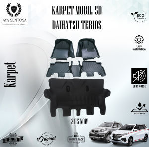 Karpet Mobil 5D Daihatsu Terios 2014 - 2026 + Alas Kaki Karpet 5D New Model Fullset