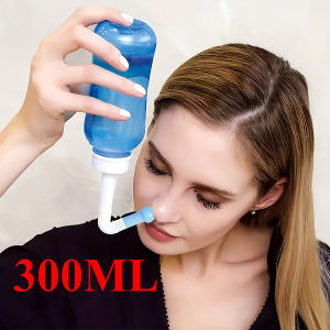Nasal Wash Bottle Neti Pot Sinus Rinse Bottle Nose Cleaner Nasal Irrigation Set Suitable for Nose Care Rhinitis Nose Allergic And Cold Flu Nursing Cleaning Supplies Cleaning Tool