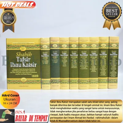 Shahih Tafsir Ibnu Katsir Lengkap 9 Jilid Hard Cover Kitab Tafsir Al Quran Pustaka Ibnu Katsir