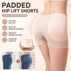 Hip Enhancer Pants Butt Lifting Shapewear Tummy Control Fixed Sponge Padding Push Up Hip Pads Womens Body Shaper Underwear