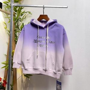 Áo Hoodie cho bé gái 7-14 tuổi đính đa và in chữ chất liệu nỉ cao cấp kiểu dáng thời trang