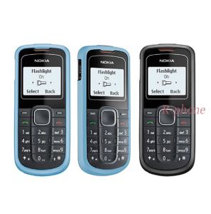 For Nokia 1202 Original Unlocked Flashlight Keyboard Mobile Phone