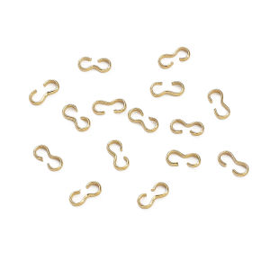 10pcs/bag 14K Gold Plated Brass 3-way Buckle For DIY Bracelet Necklace Jewelry Making